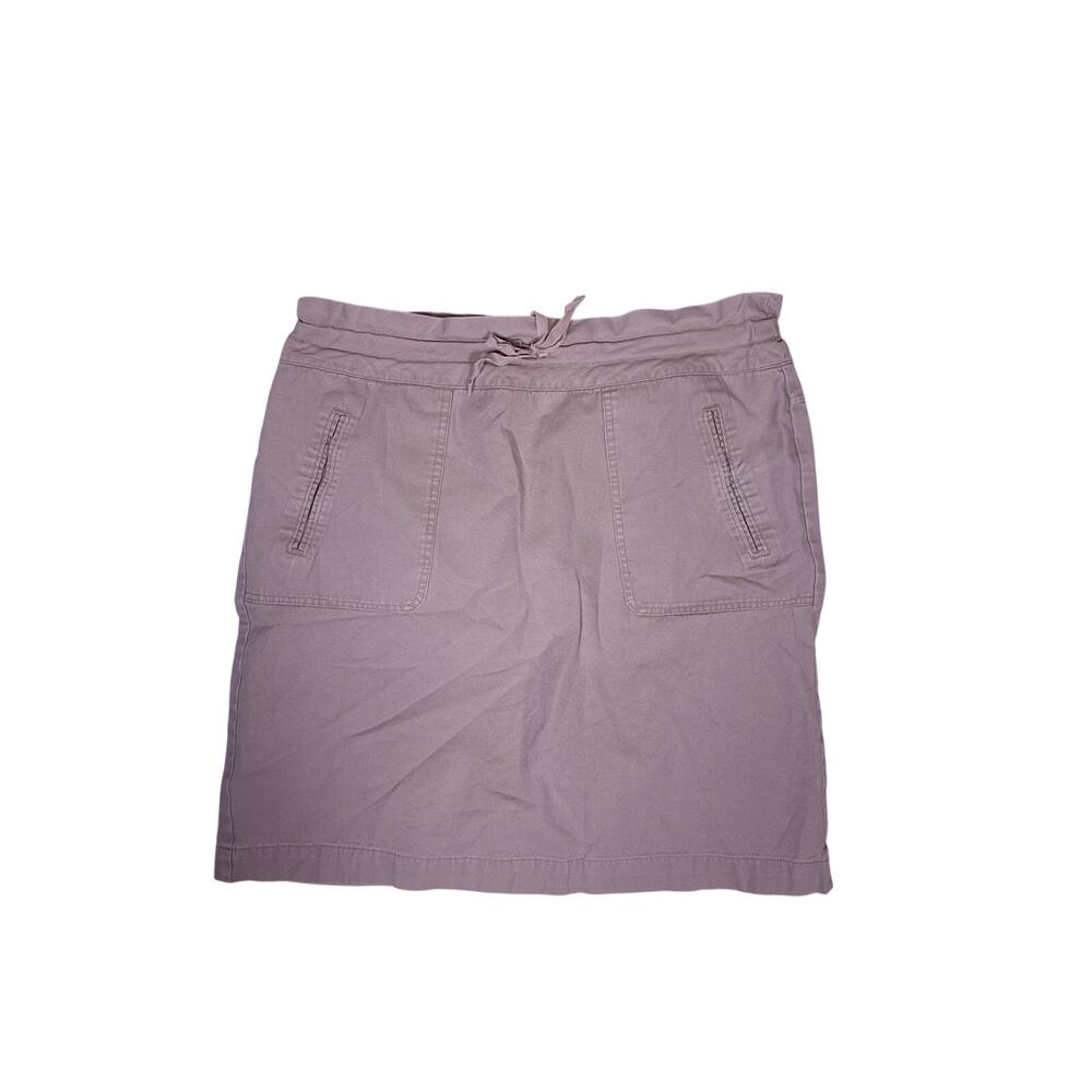 Y2K Downeast Beige Knee Length Skirt Women’s Large Office Minimalist